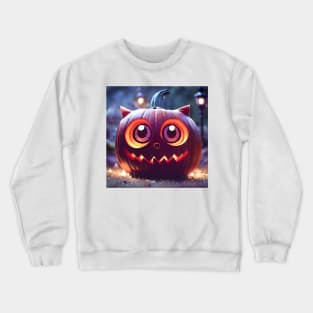 Cute happy Pumpkin Crewneck Sweatshirt